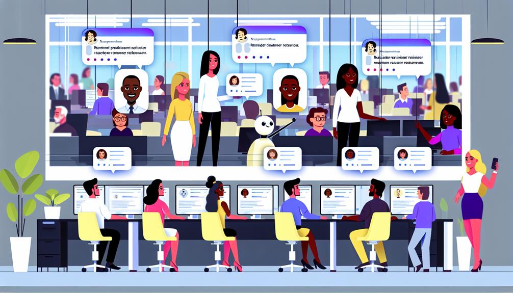 retention through reminder chatbots